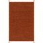 Coastal Charm Orange/Black Cotton Flat Woven Area Rug 9' x 12'