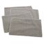 Gray Cotton Whip Stitched Rectangle Placemats, 13"x19", Set of 4