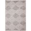 Modern Diamond Silver Handmade Flat Woven Rectangular Rug