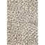 Handmade Tufted Leopard Print Beige Area Rug, 5' x 7'