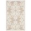 Sand and Ivory Hand-Tufted Wool and Viscose Area Rug