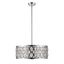 Dealey Chrome 6-Light Chandelier with Crystal Accents