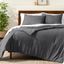 Heather Grey Full Down Alternative Microfiber Comforter Set