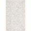 Ivory and Blue Handmade Wool Tufted 8' x 10' Area Rug