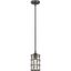 Oliver 5" Bronze and Crystal Mini Pendant Light