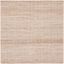 Natural Ivory Hand-Tufted Square Wool Area Rug