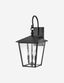 Huntersfield Large Black Bronze 3-Light Outdoor Wall Sconce