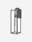 Extra Large Black Aluminum Outdoor Wall Sconce with Clear Glass