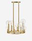 Alchemy 8-Light Lacquered Brass Cage Chandelier - 24"Dia