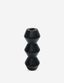 Black Geometric Wooden Candlestick Holder - Large