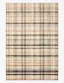 Elysian Ivory Striped 60" x 24" Wool-Synthetic Blend Easy-Care Rug