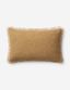 Amber Lewis Gold Fringed 13" x 21" Polyester Pillow