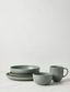 Artichoke Green Pacifica 5-Piece Stoneware Dinnerware Set