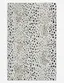 Ivory and Black Hand-Knotted Wool 8' x 10' Area Rug