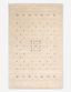 Handmade Natural Wool Geometric 6' x 9' Rectangular Area Rug