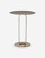 Alethea Modern Gold Round Side Table - Indoor/Outdoor