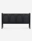 Ashford Charcoal Ash Wood Transitional Sideboard