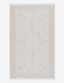 Ivory Medallion 5' x 8' Flat Woven Synthetic Area Rug