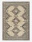 Charcoal Medallion 6'6" x 9' Wool-Synthetic Blend Area Rug