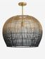 Swami Ombre Brass Dome Pendant Light - Tropical Inspired