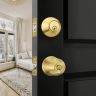Complete Entry Knob Set with Single Cylinder Deadbolt