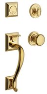 Baldwin 85320.Entr Madison Sectional Single Cylinder Keyed Entry Handleset - Brass