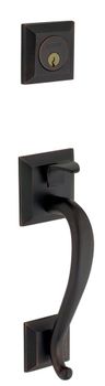 Madison Single Cylinder Handleset with Classic Interior Lever