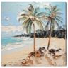 Art Remedy Beach Paradise Chic Coastal Wall Art, 40" x 40", Gallery Wrapped