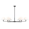 Z-Lite Leila 6 - Light Chandelier in  Matte Black